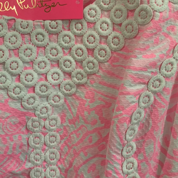 NWT Lilly Pulitzer Macfarlane Stretch Shift dress Size 14. - Picture 4 of 8